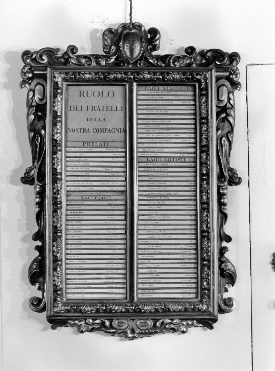 cornice - bottega fiorentina (fine/inizio secc. XVI/ XVII)