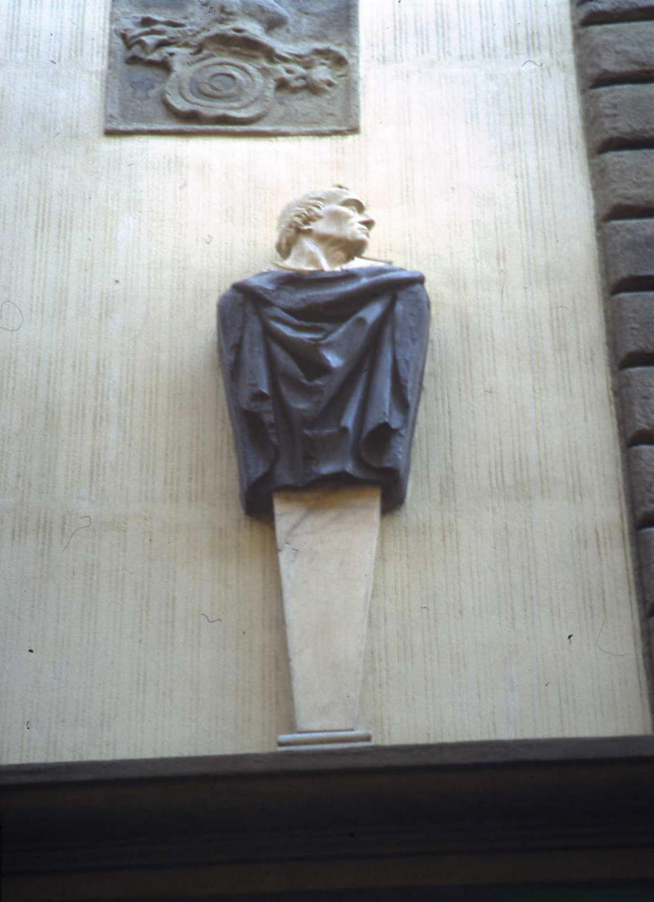 ritratto di toscano illustre (scultura) di Caccini Giovan Battista (fine/inizio secc. XVI/ XVII)