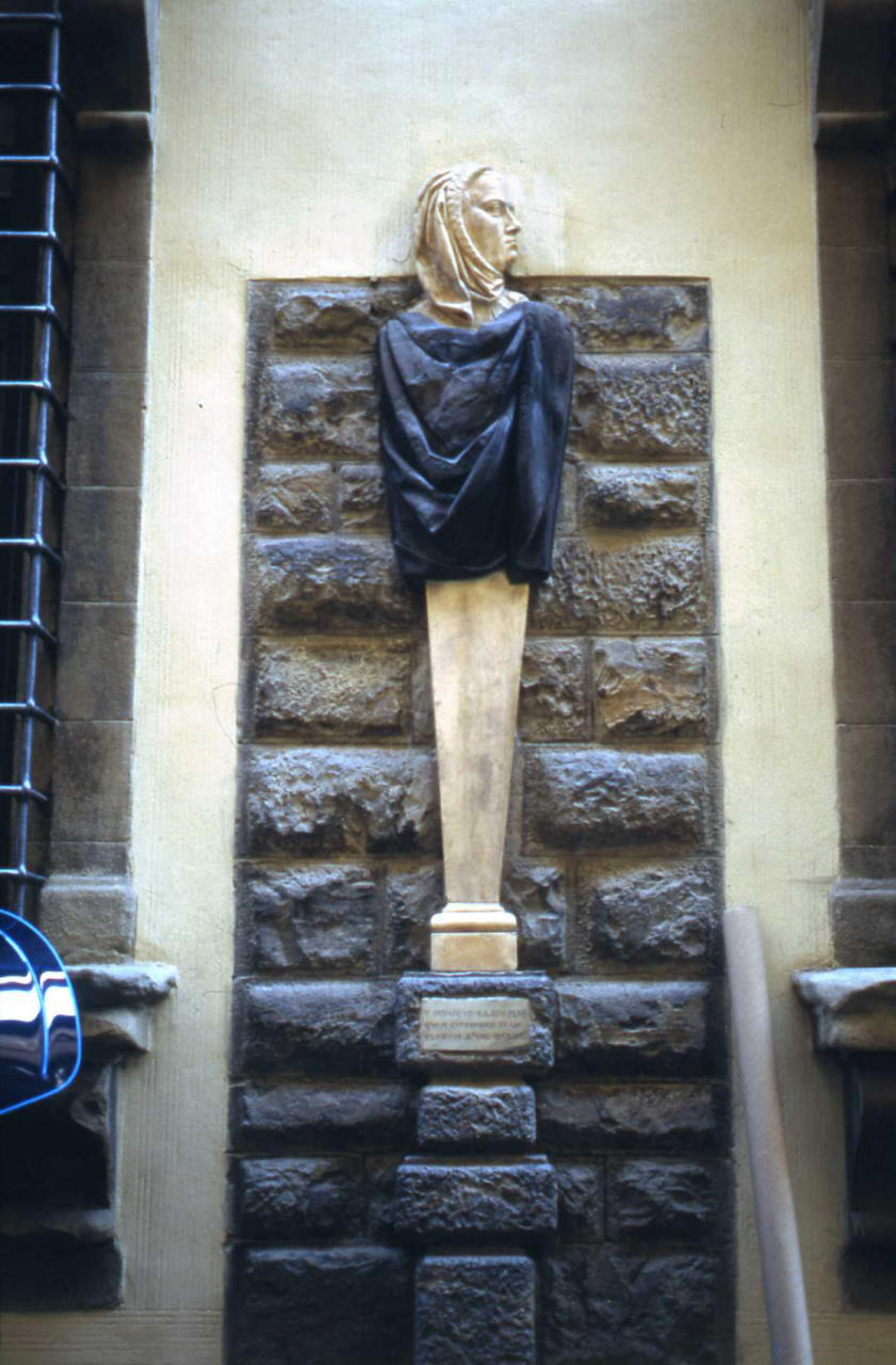 ritratto di toscano illustre (scultura) di Caccini Giovan Battista (fine/inizio secc. XVI/ XVII)