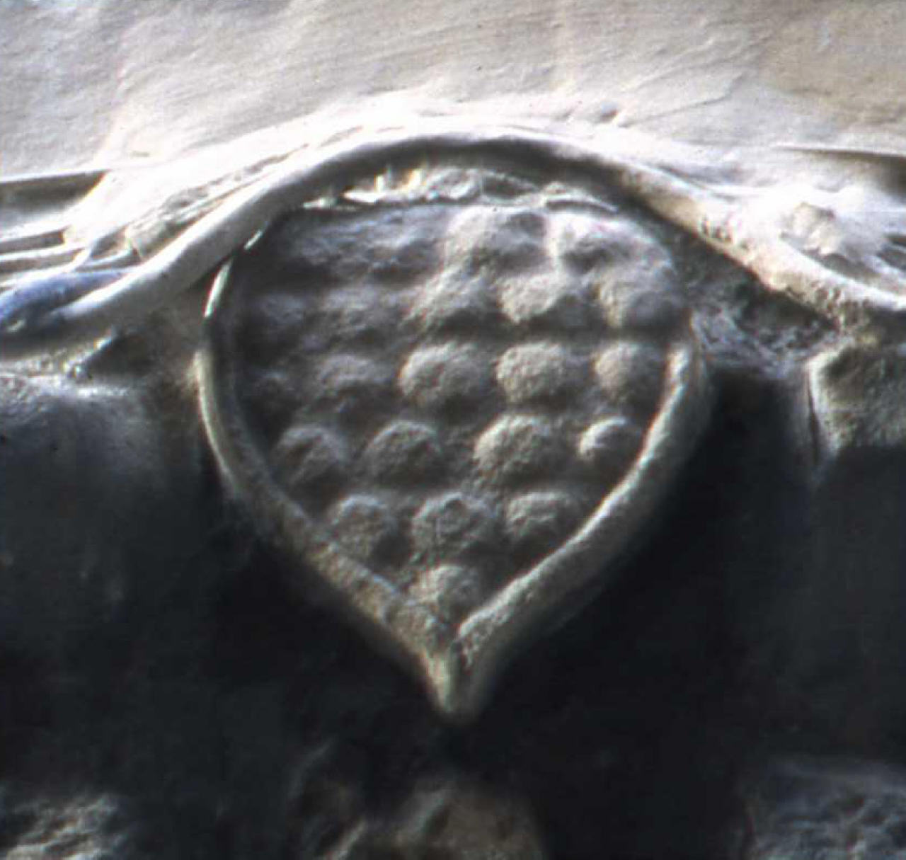 stemma corporativo dell'Arte del Cambio (rilievo) - ambito fiorentino (prima metà sec. XV)