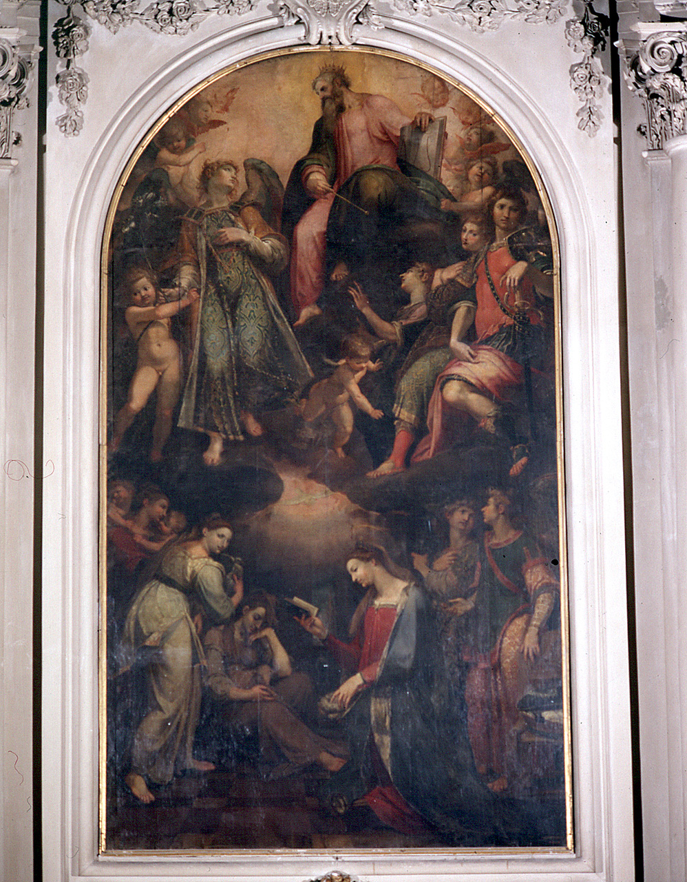 Annunciazione (dipinto) di Barbatelli Bernardino detto Poccetti (sec. XVII)