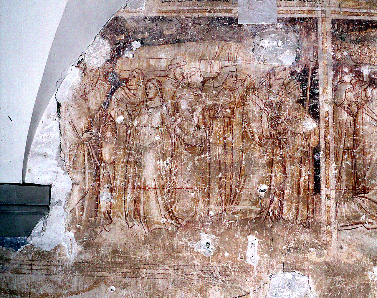 funerali del figlio del prefetto Sempronio (dipinto) - ambito fiorentino (sec. XV)