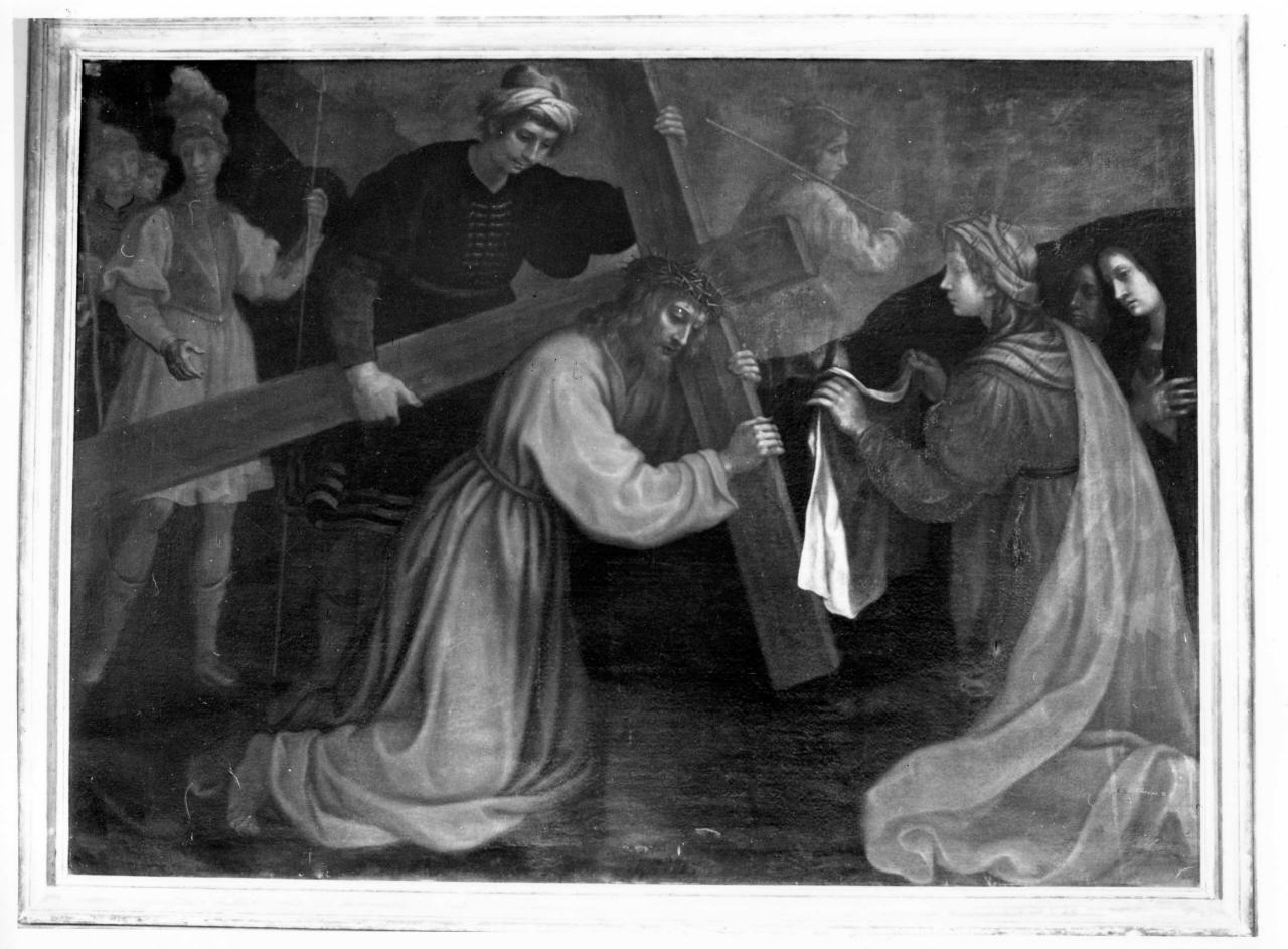 Gesù asciugato dalla Veronica (dipinto) di Curradi Francesco detto Battiloro (sec. XVII)