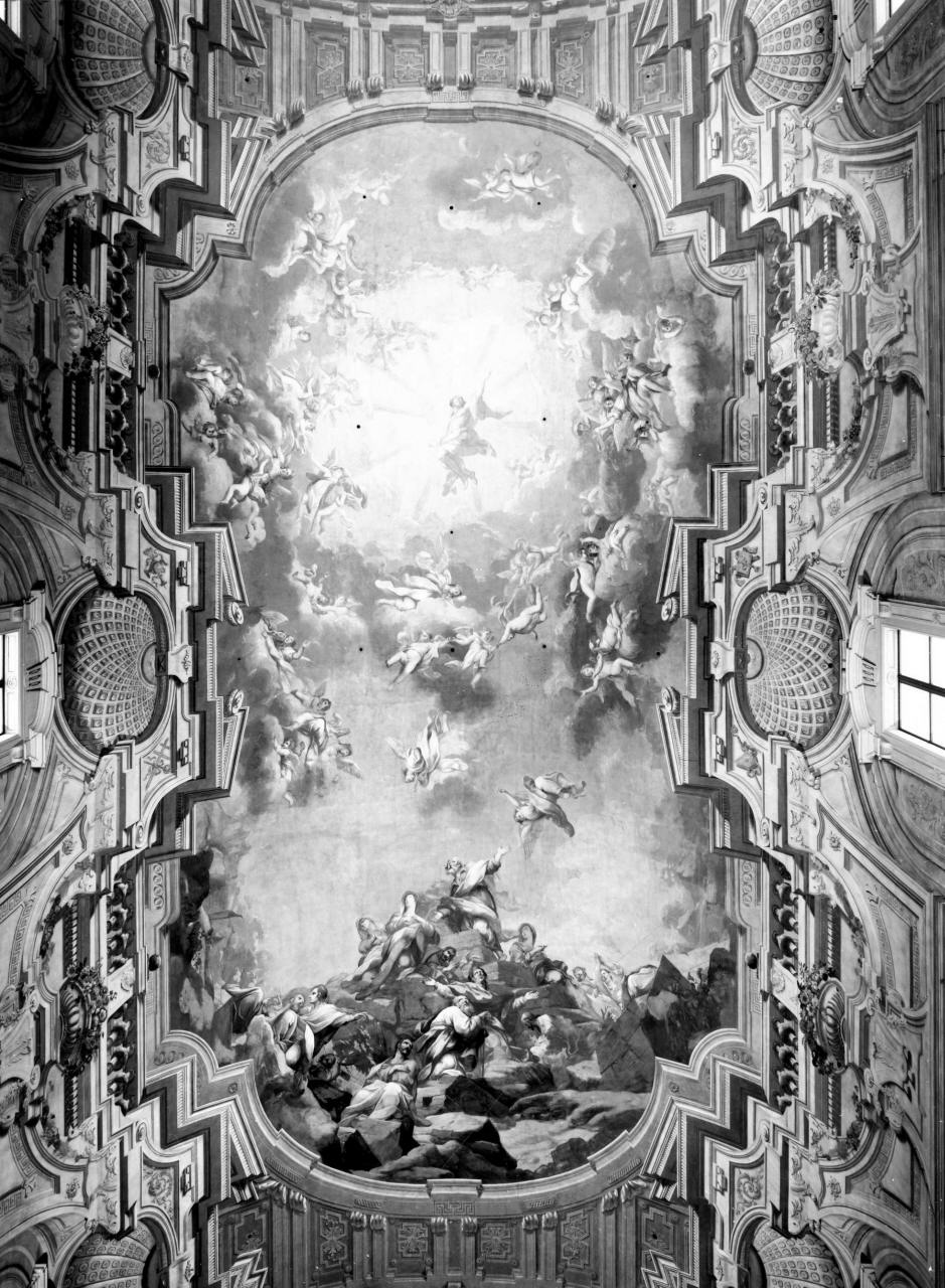ascensione di Cristo (dipinto) di Romei Giuseppe, Stagi Domenico (sec. XVIII)