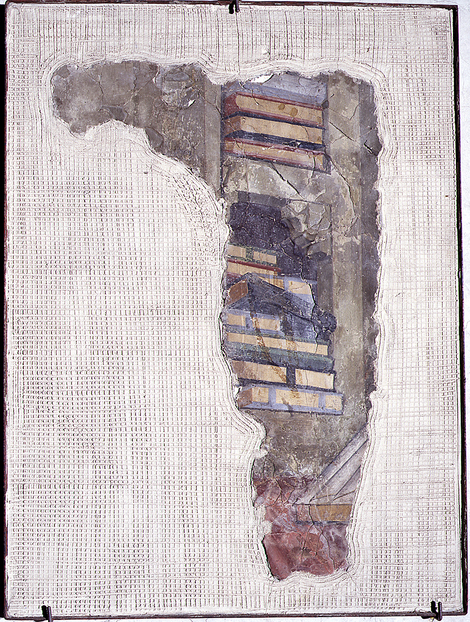 scaffali con libri (dipinto, frammento) di Starnina Gherardo (sec. XV)