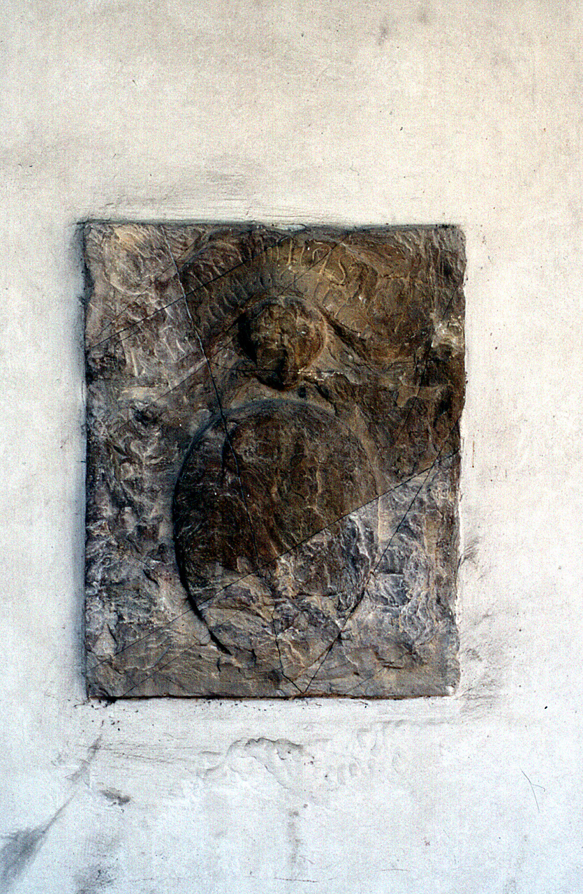 stemma gentilizio (lapide tombale) - produzione toscana (primo quarto sec. XV)