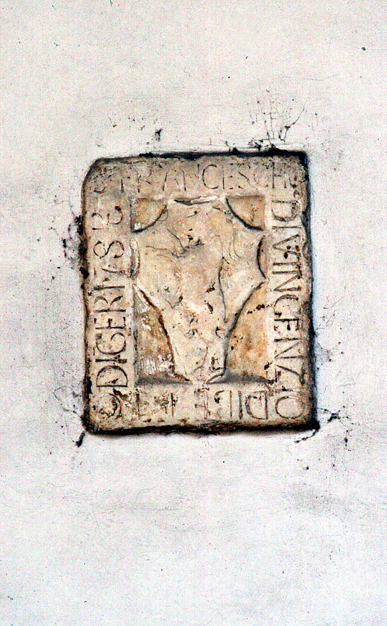 stemma gentilizio di Francesco di Vincenzo di Betto (lapide tombale) - produzione toscana (seconda metà sec. XV)