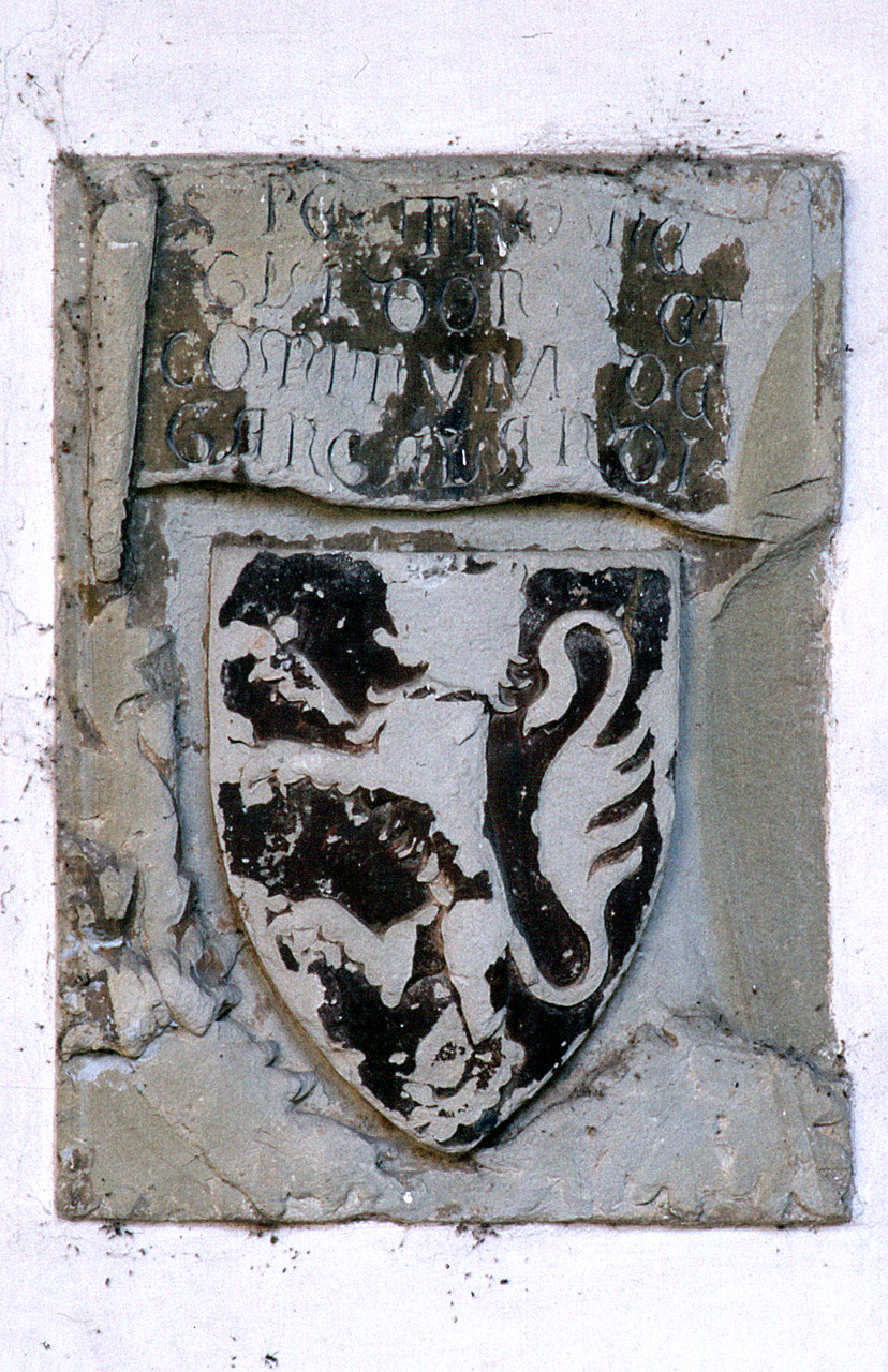 stemma gentilizio della famiglia Gangalandi (lapide tombale) - produzione toscana (seconda metà sec. XIV)