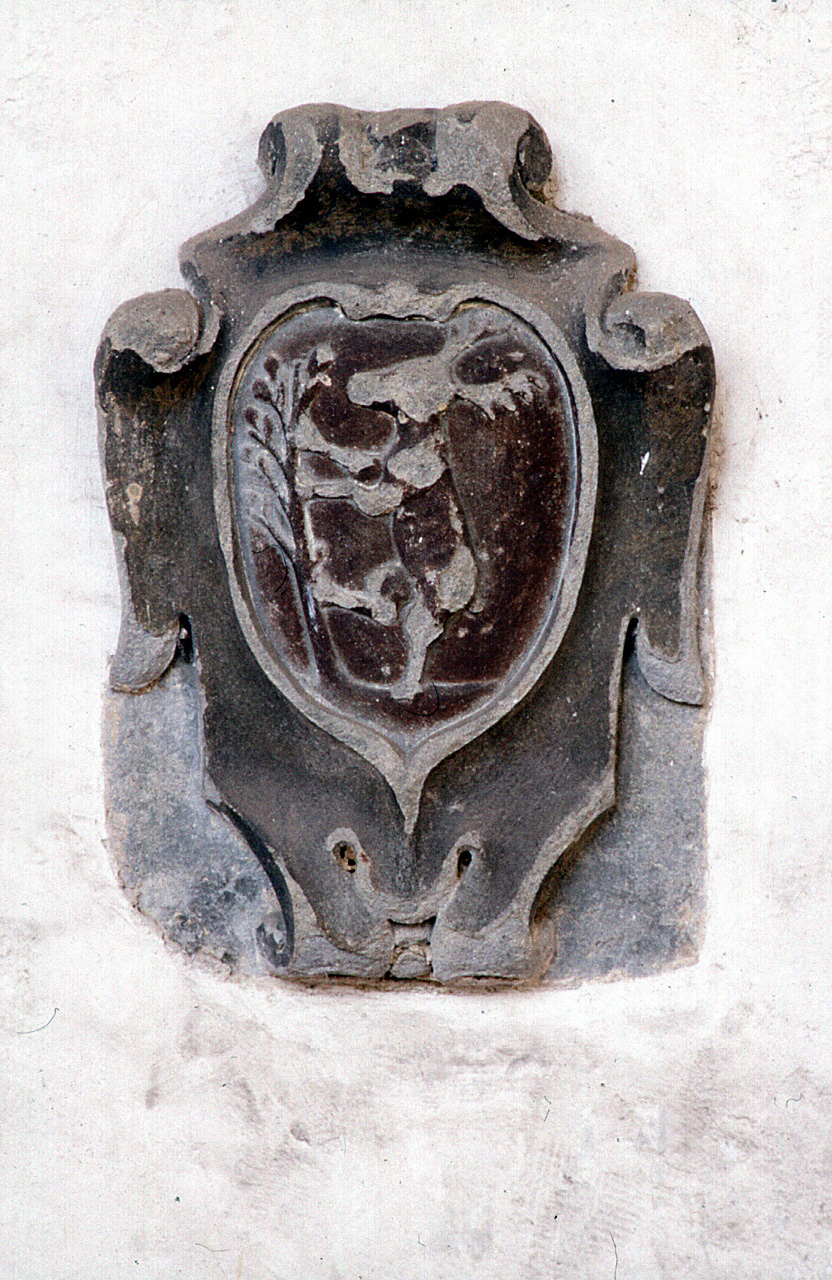 stemma gentilizio della famiglia Foggini (rilievo) - produzione toscana (sec. XVII)