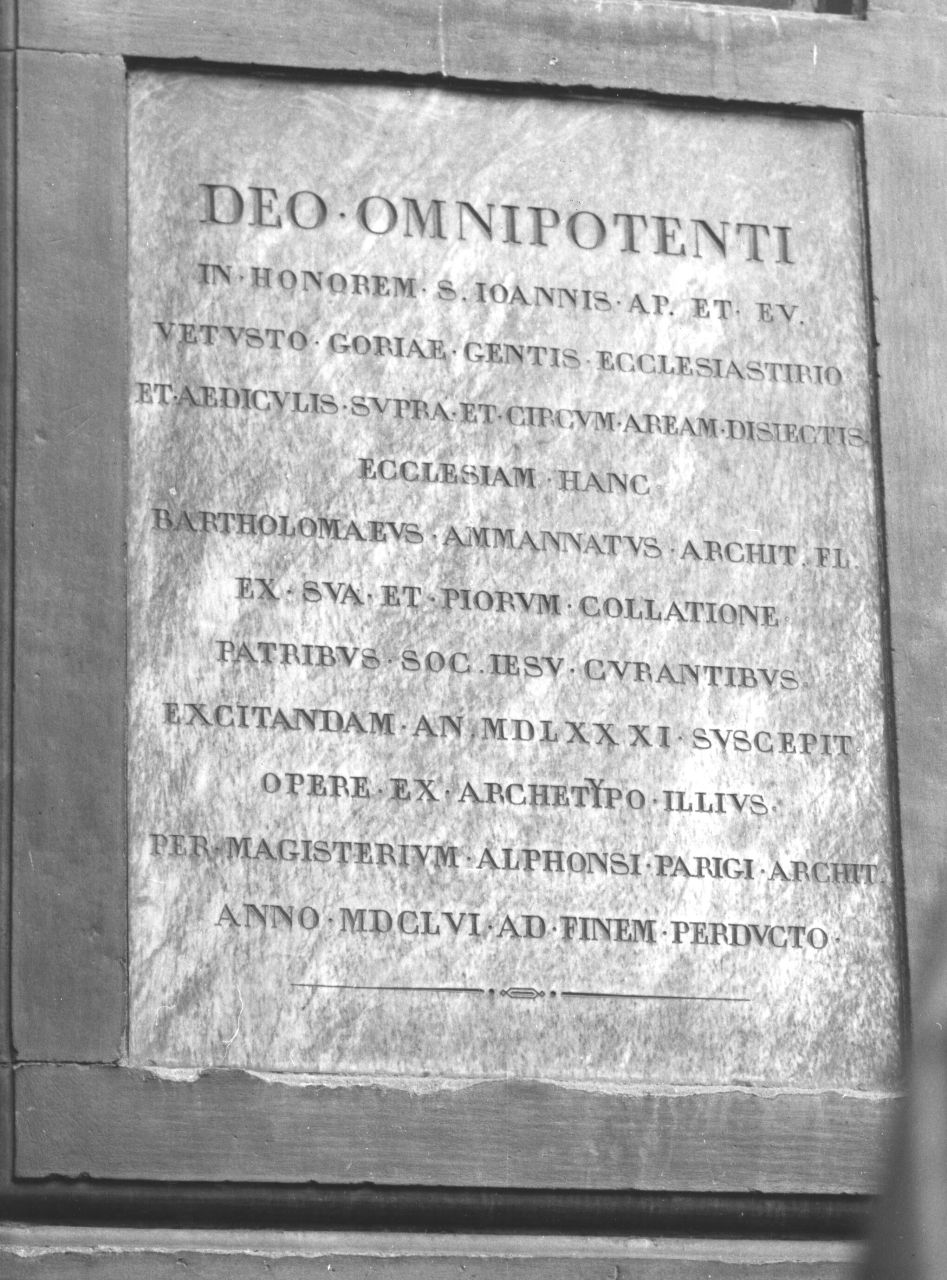 lapide - bottega fiorentina (sec. XIX)