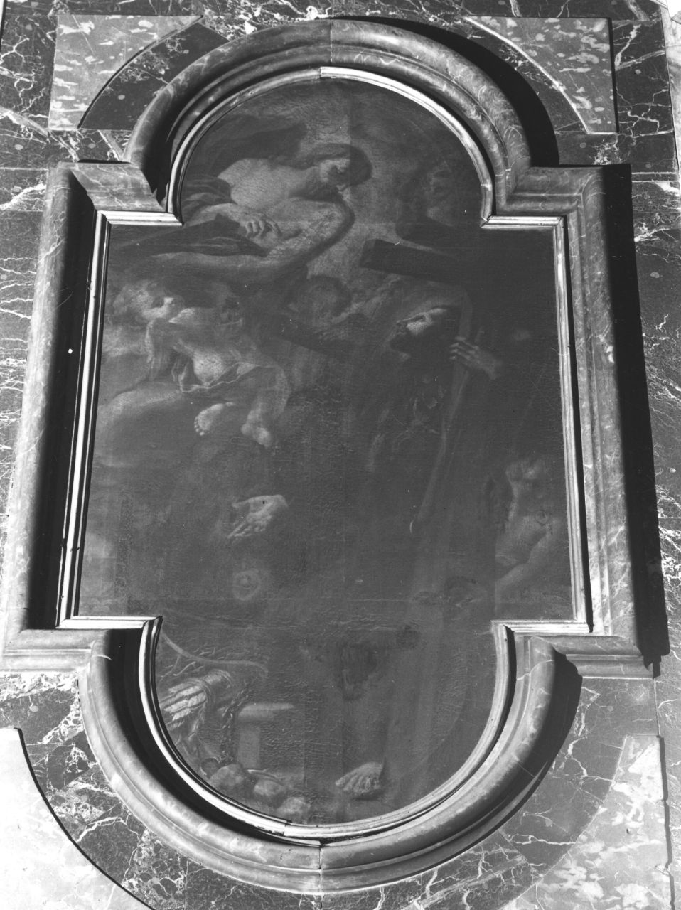 Gesù appare a San Francesco Saverio (dipinto) di Bamberini Anton Domenico (attribuito) (inizio sec. XVIII)