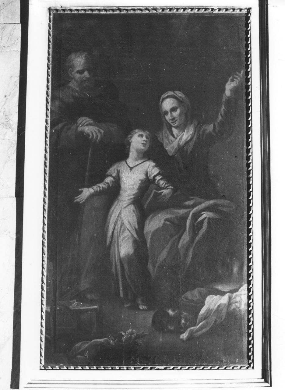 San Gioacchino Sant'Anna e Maria Vergine bambina (dipinto) - ambito fiorentino (inizio sec. XVIII)