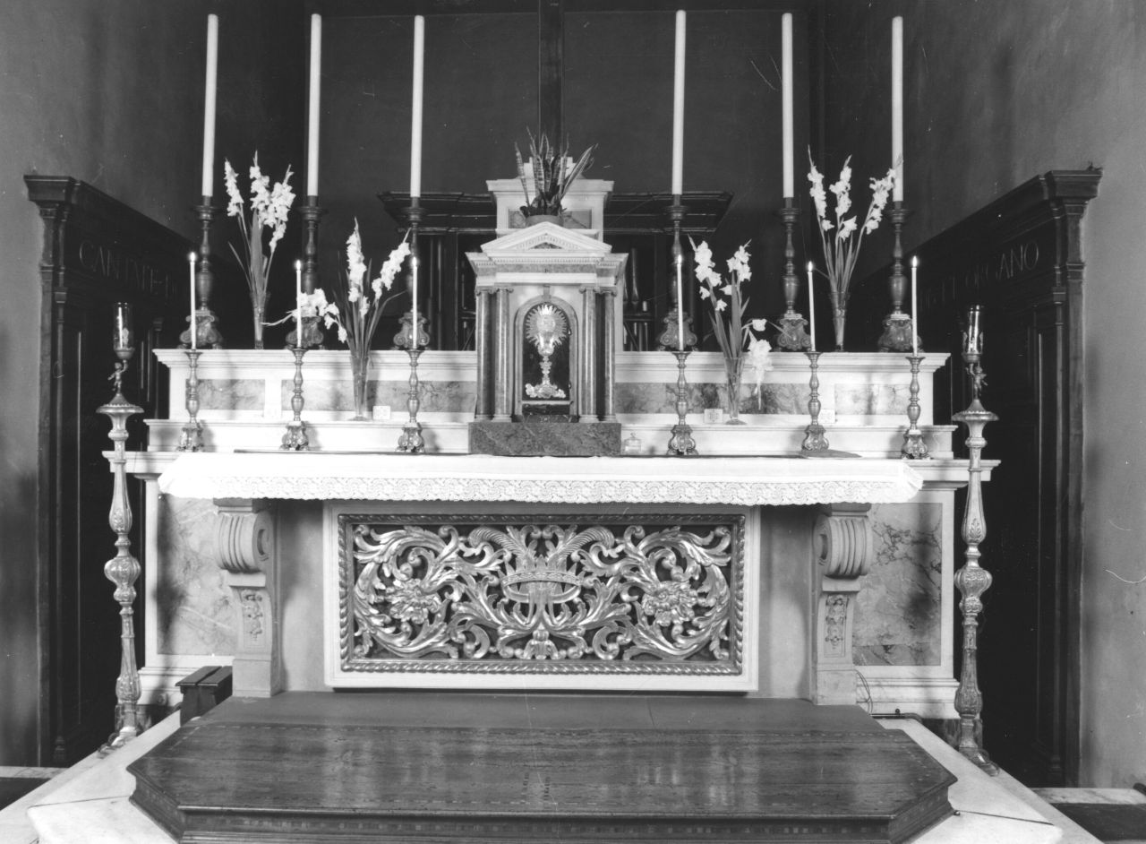 altare di Marcellini Carlo (attribuito) (inizio sec. XVIII)