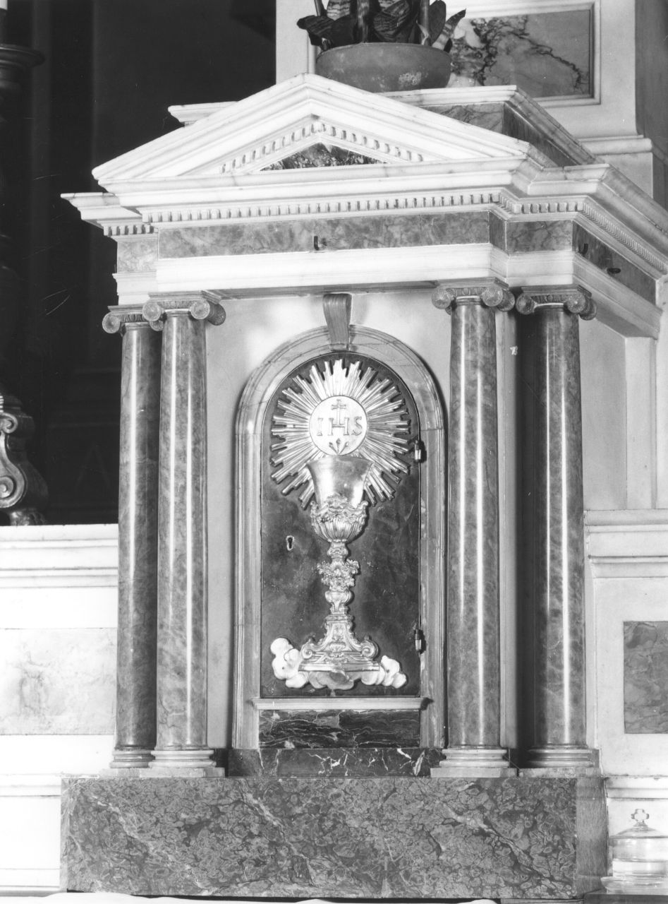 ciborio di Marcellini Carlo (attribuito) (inizio sec. XVIII)