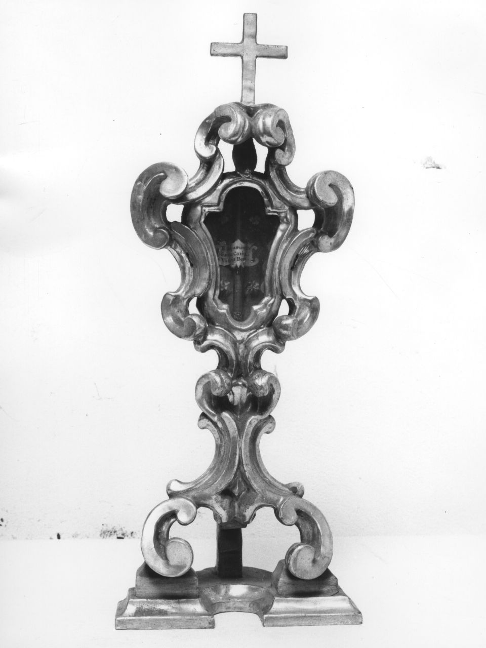 reliquiario - a ostensorio, serie - bottega toscana (metà sec. XVIII)