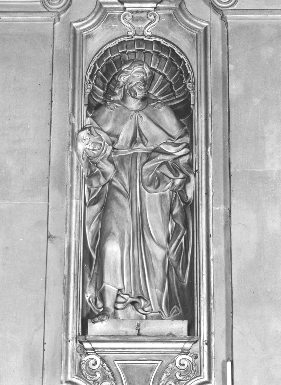 San Jacopo apostolo (scultura) di Cateni Camillo (attribuito) (inizio sec. XVIII)