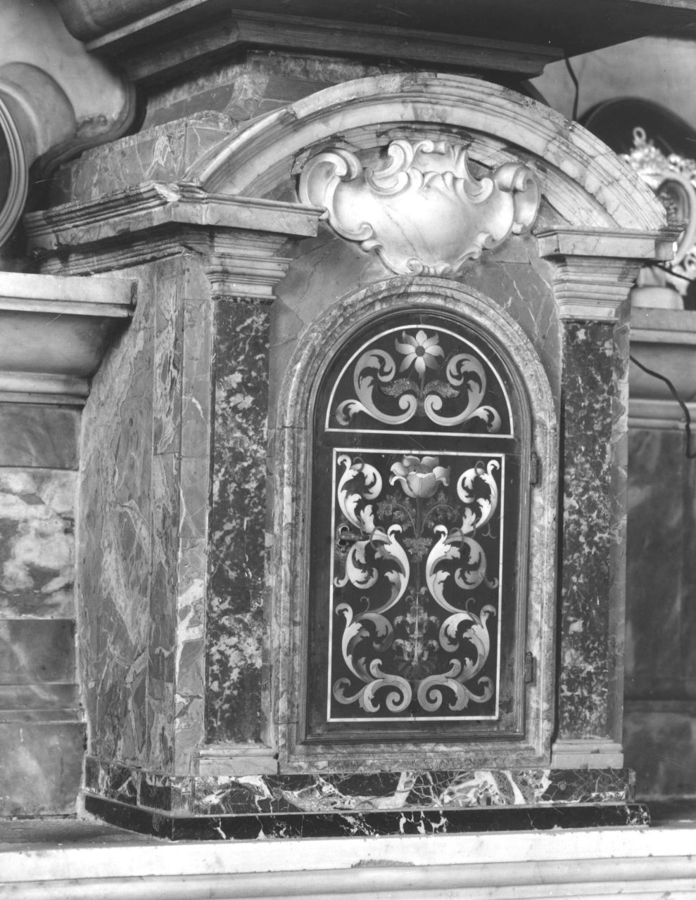 tabernacolo - bottega fiorentina (fine/inizio secc. XVII/ XVIII)