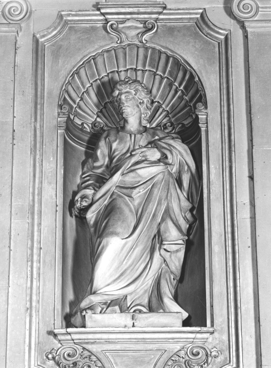 Santo apostolo (scultura) di Cateni Camillo (attribuito) (inizio sec. XVIII)