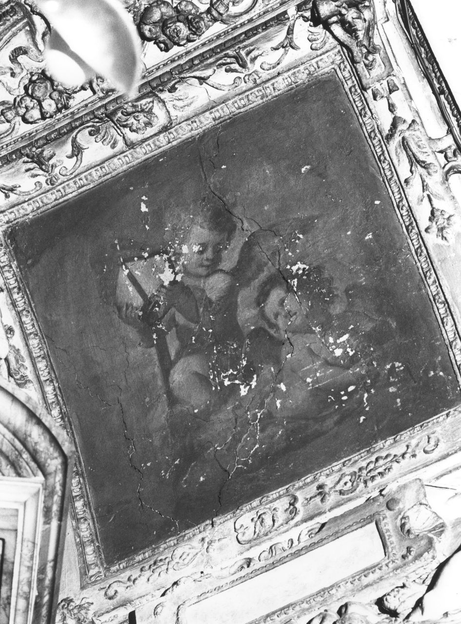 angeli con mitria (dipinto) - ambito fiorentino (inizio sec. XVIII)