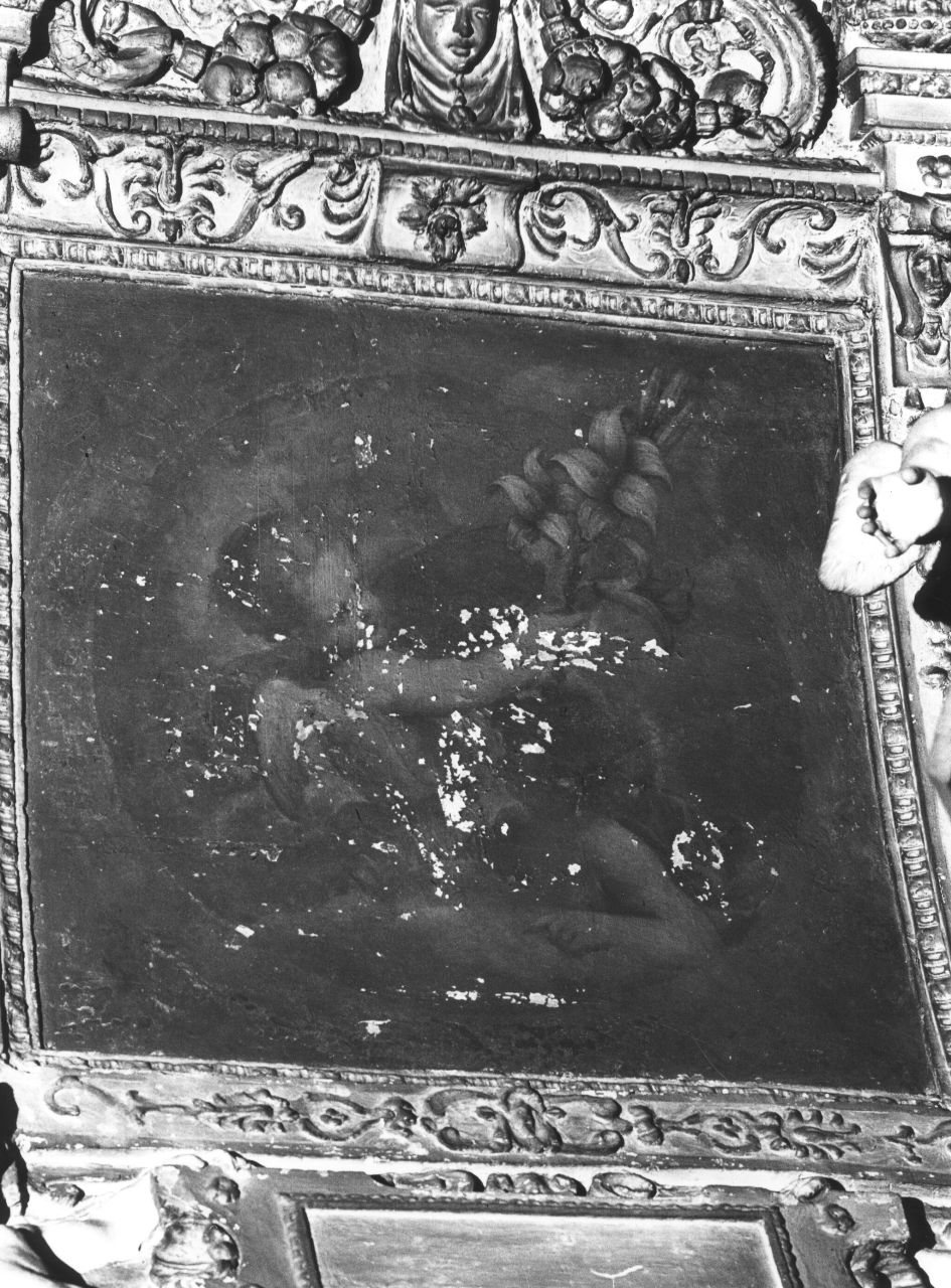 angelo con giglio (dipinto) - ambito fiorentino (inizio sec. XVIII)