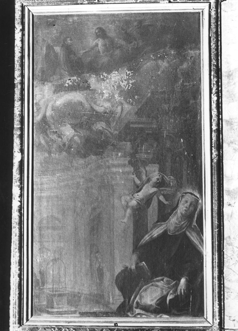 visione di Santa Maria Maddalena dei Pazzi (dipinto) di Dandini Ottaviano (attribuito) (seconda metà sec. XVIII)