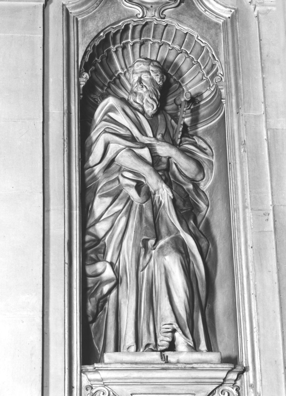 San Simone apostolo (scultura) di Cateni Camillo (attribuito) (inizio sec. XVIII)