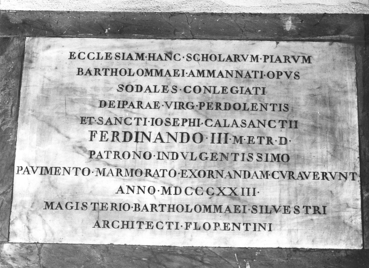 lapide - bottega toscana (sec. XIX)