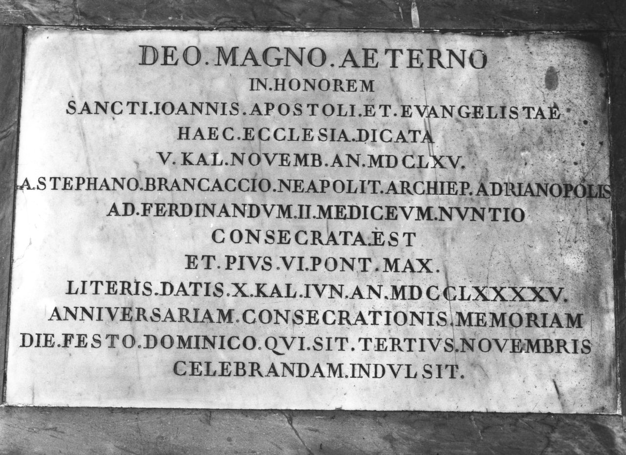 lapide - bottega toscana (sec. XIX)