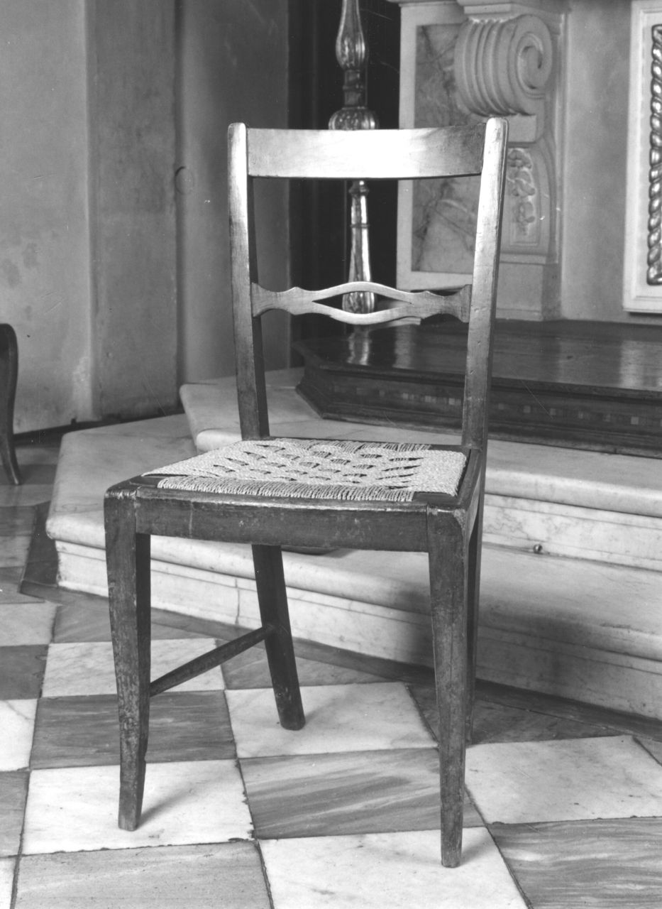 sedia, serie - bottega fiorentina (prima metà sec. XIX)