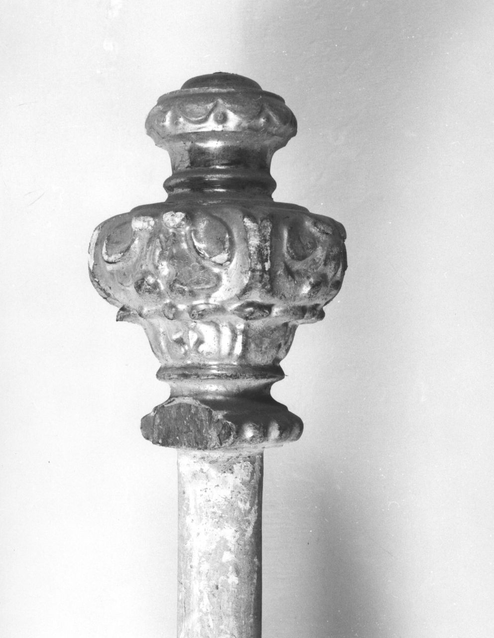 mazza processionale - bottega toscana (fine sec. XVIII)