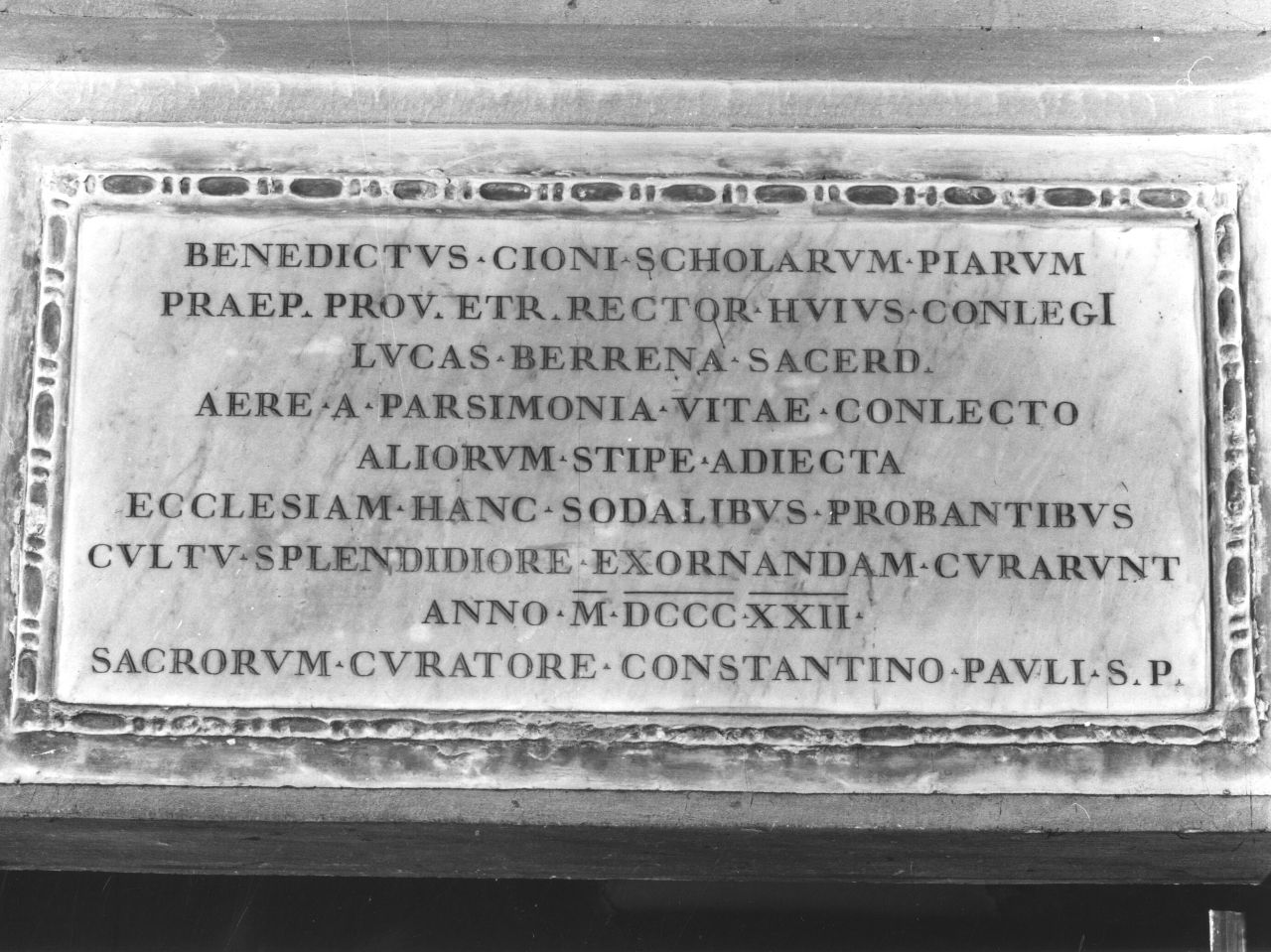 lapide - bottega fiorentina (sec. XIX)