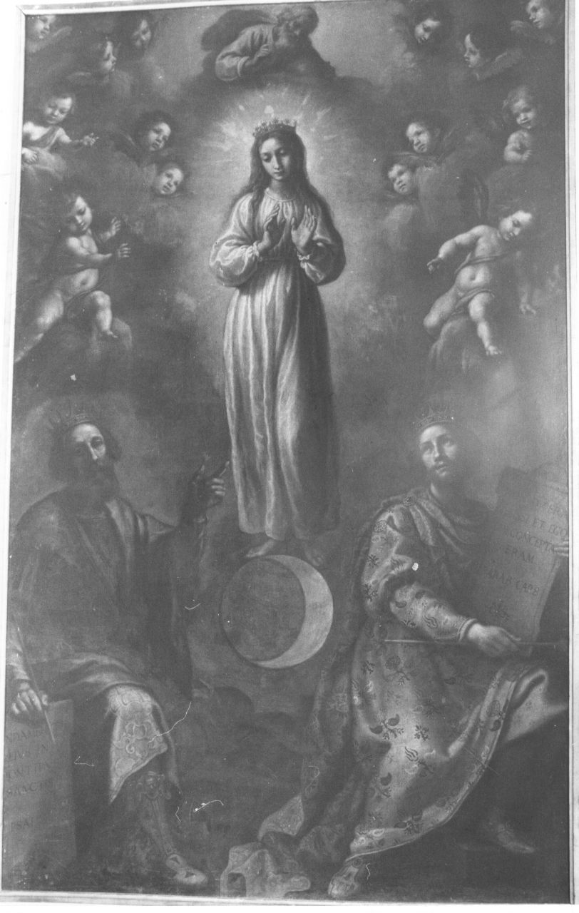 Immacolata Concezione (dipinto) di Curradi Francesco detto Battiloro (attribuito) (prima metà sec. XVII)