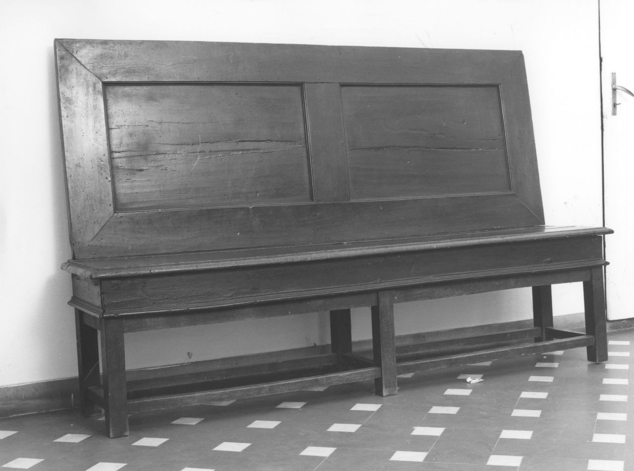 panca - bottega toscana (fine/inizio secc. XVIII/ XIX, sec. XX)