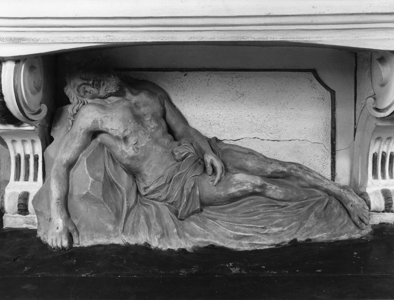Cristo morto (statua) - ambito toscano (inizio sec. XVIII)