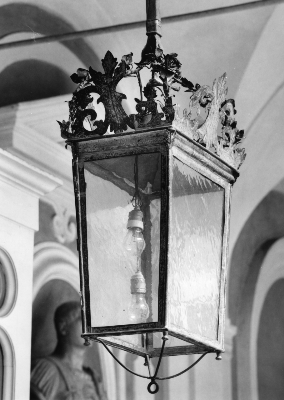 lampione - bottega toscana (prima metà sec. XVIII)