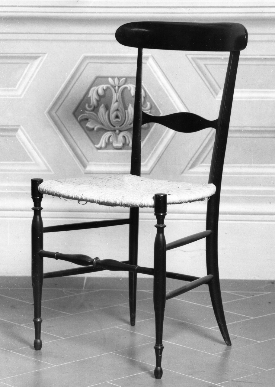 sedia, serie di Descalzi Giuseppe Gaetano ditta (metà sec. XIX)