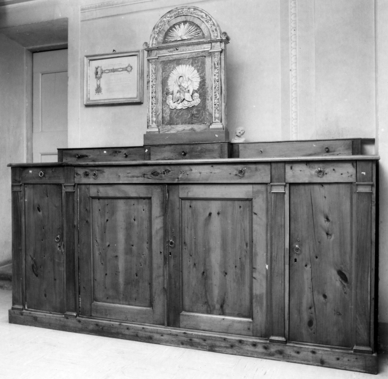 bancone - bottega fiorentina (metà sec. XIX)