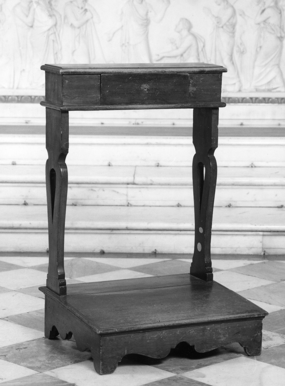 inginocchiatoio - bottega fiorentina (sec. XIX)