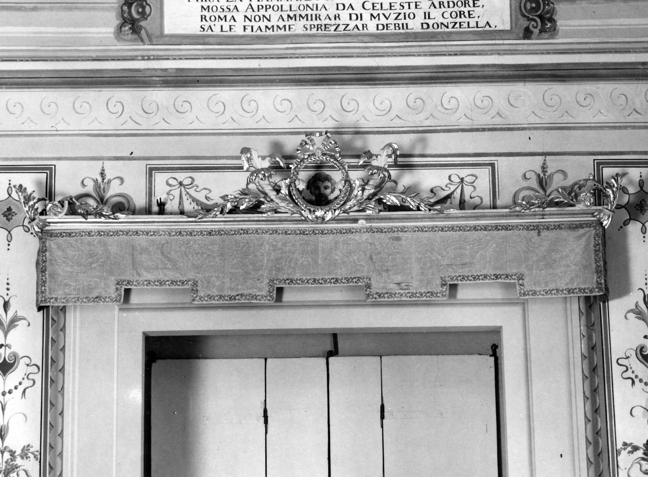 fregio per tenda, serie di Dolci Lorenzo (sec. XVIII)