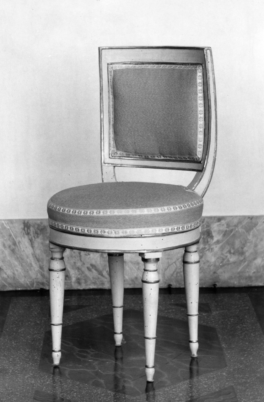 sedia, serie - bottega fiorentina (primo quarto sec. XIX)