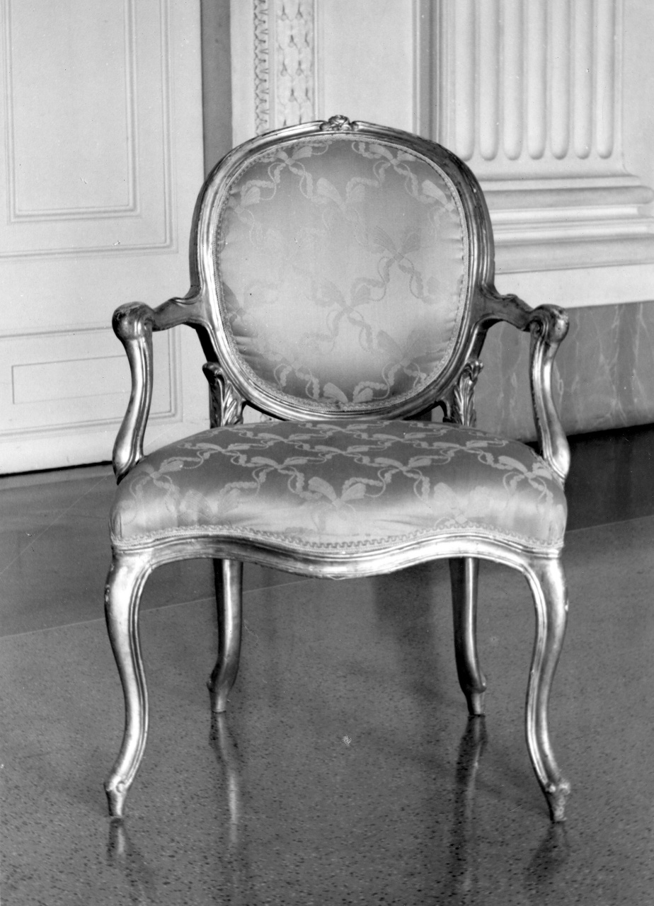 poltrona, serie di Toussaint Giovanni (attribuito) (sec. XVIII)