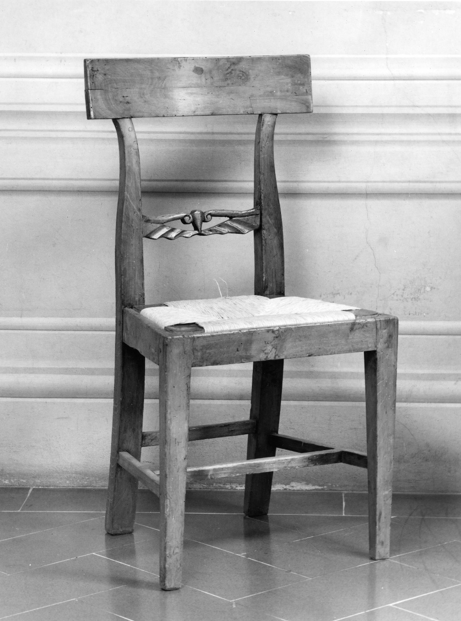 sedia - produzione fiorentina (prima metà sec. XIX)