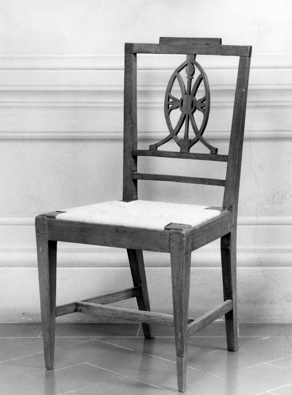 sedia - produzione fiorentina (sec. XIX)