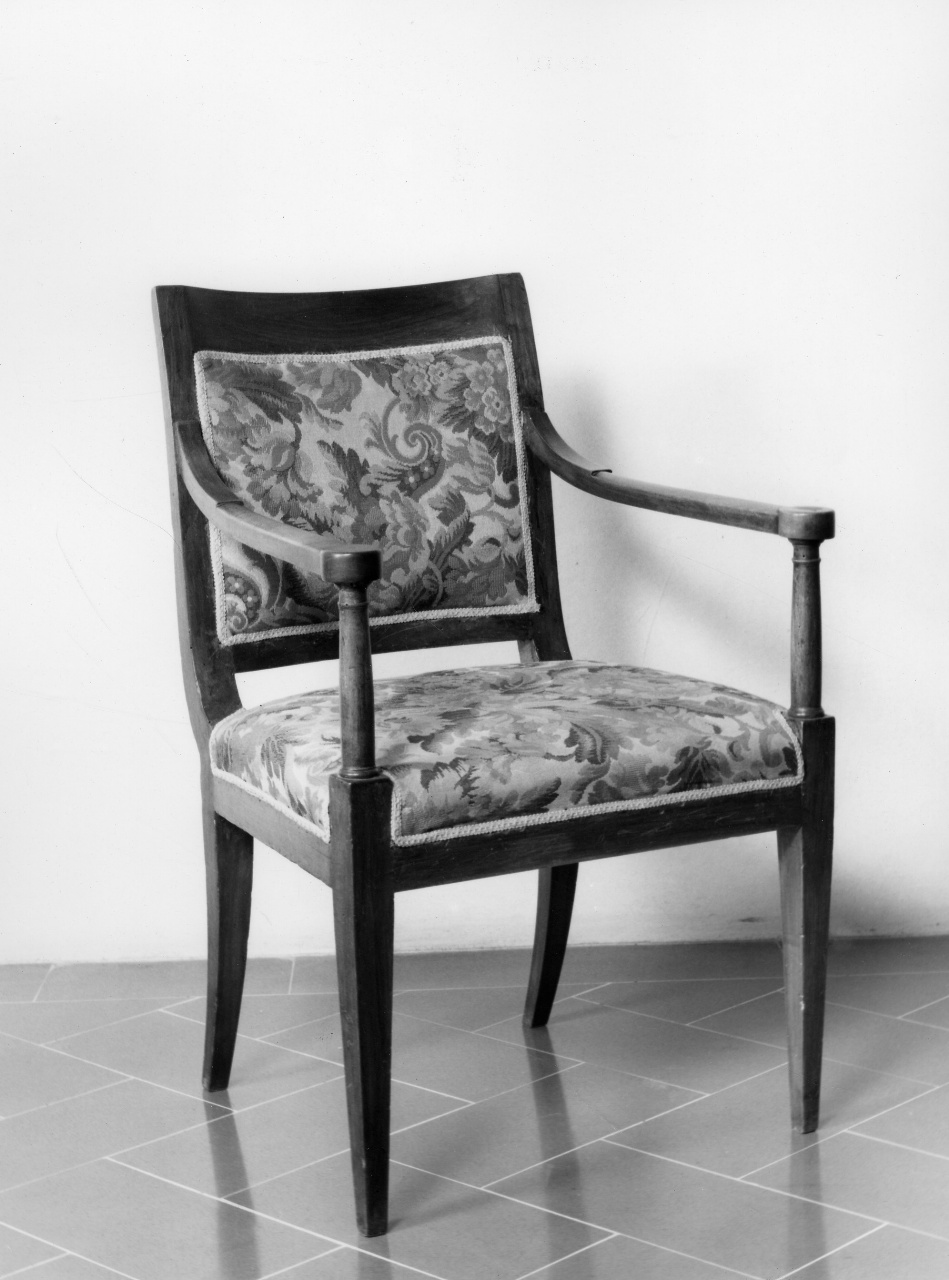 poltrona, serie - bottega toscana (sec. XIX)