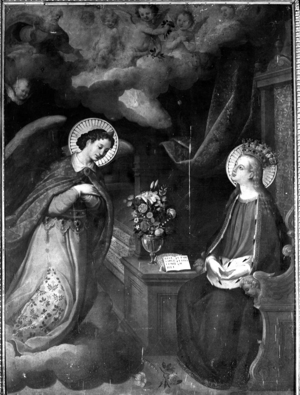 Annunciazione (dipinto) di Sagrestani Giovanni Camillo (fine sec. XVII)