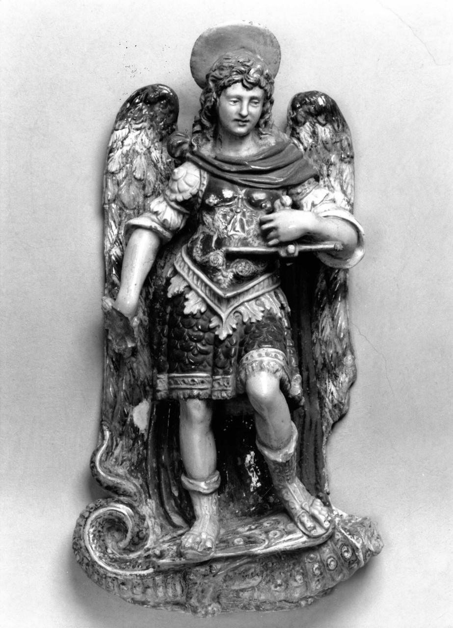 San Michele Arcangelo (scultura) di Della Robbia Giovanni (primo quarto sec. XVI)