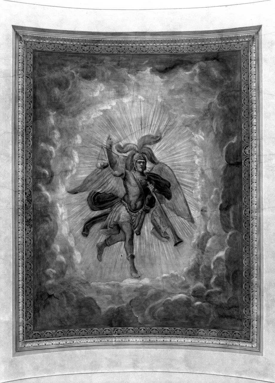 San Michele Arcangelo/ Fede/ quattro evangelisti (dipinto, ciclo) di Buonarroti Michelangelo (metà sec. XIX)