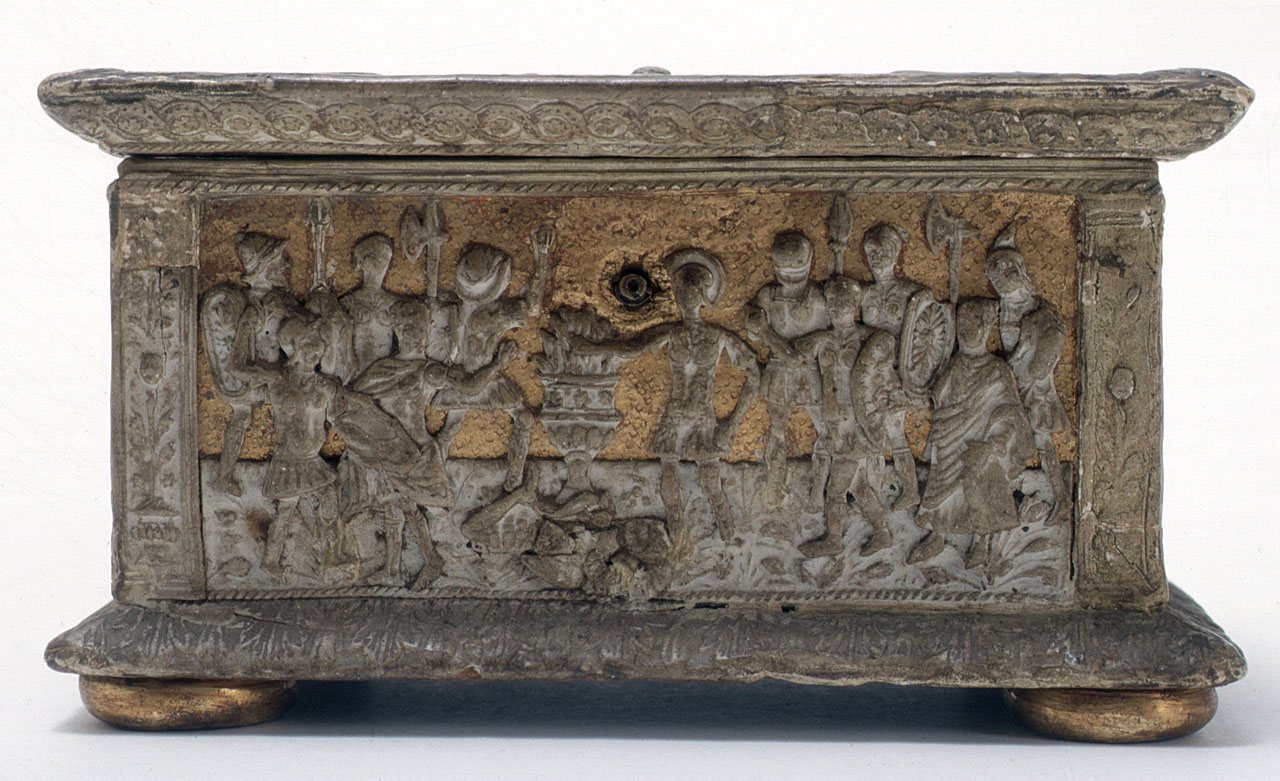 Muzio Scevola (pannello) - bottega ferrarese (fine sec. XV)