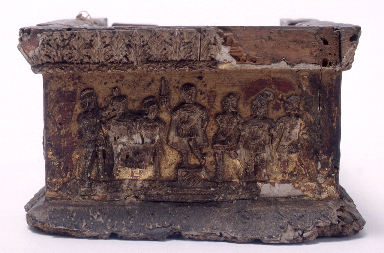 Trionfo romano (pannello) - bottega ferrarese (fine sec. XV)