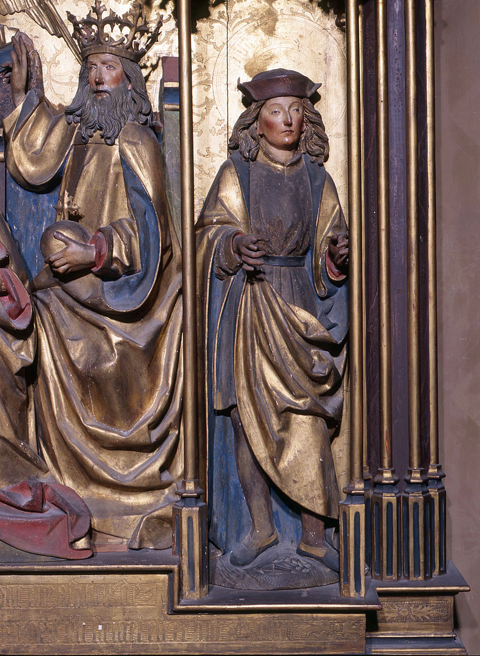 santo (rilievo) - manifattura altoatesina (secc. XV/ XVI)